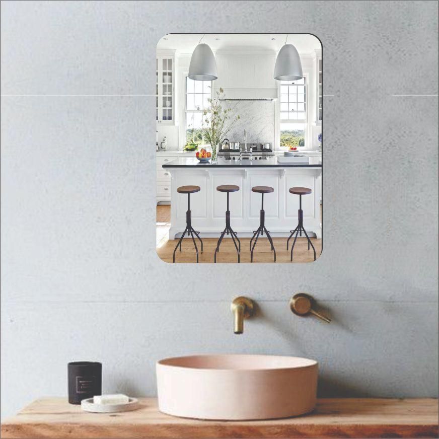 Combo of Oval Shape & Square Shape Mirror (Pack of 2) - maagauri.com