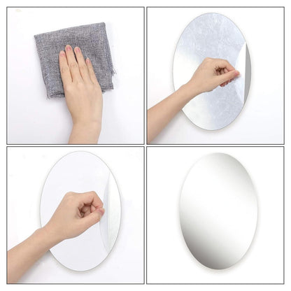 Combo of Oval Shape & Square Shape Mirror (Pack of 2) - maagauri.com