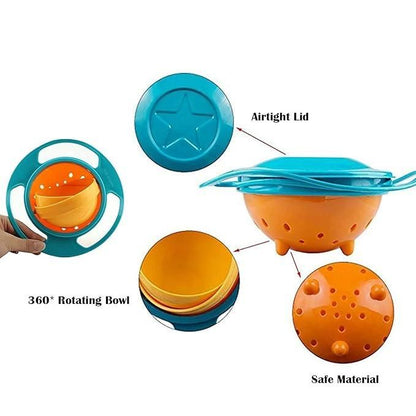 360 Degree Rotation Food Bowl - maagauri.com