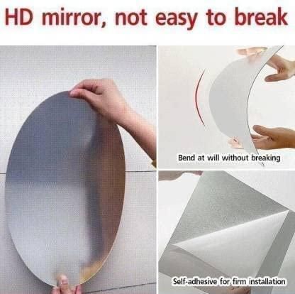 Combo of Oval Shape & Square Shape Mirror (Pack of 2) - maagauri.com