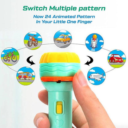 Slide Flashlight Torch Education Learning�Kids Toy - maagauri.com