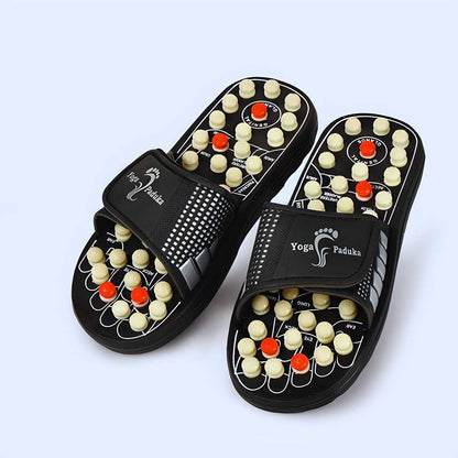 Acupressure and Magnetic Therapy Paduka Slippers for Full Body Blood Circulation For Men and Women - maagauri.com