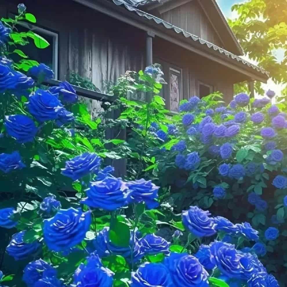 Blue Climbing Rose Seeds - maagauri.com