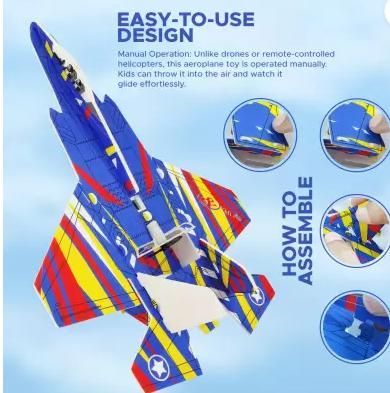 Buddynjoy BJ Airplane Toy Throwing Foam Plane - maagauri.com