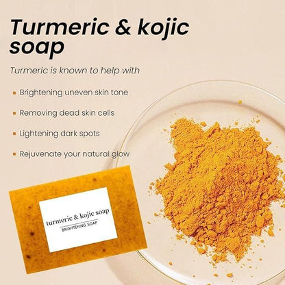 Turmeric Kojic Acid Soap Bar (Pack of 2) - maagauri.com