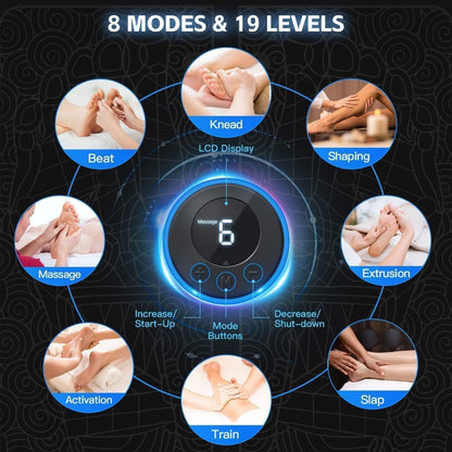 Vibrating Bubble Electric Ems Foot Massager Pad - maagauri.com