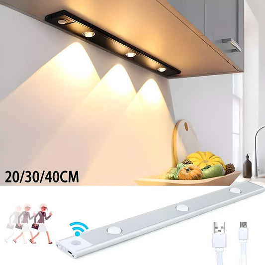 LED PIR Motion Sensor Cabinet  With USB Rechargeble - maagauri.com