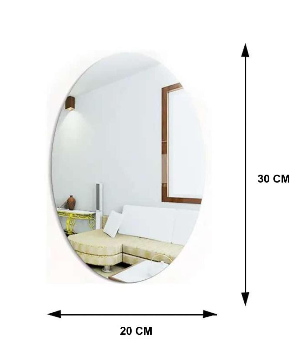 Combo of Oval Shape & Square Shape Mirror (Pack of 2) - maagauri.com